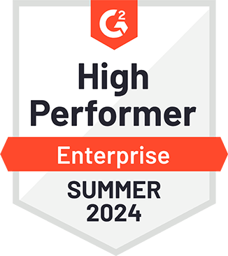 G2 High Performer Summer 2024 Badge